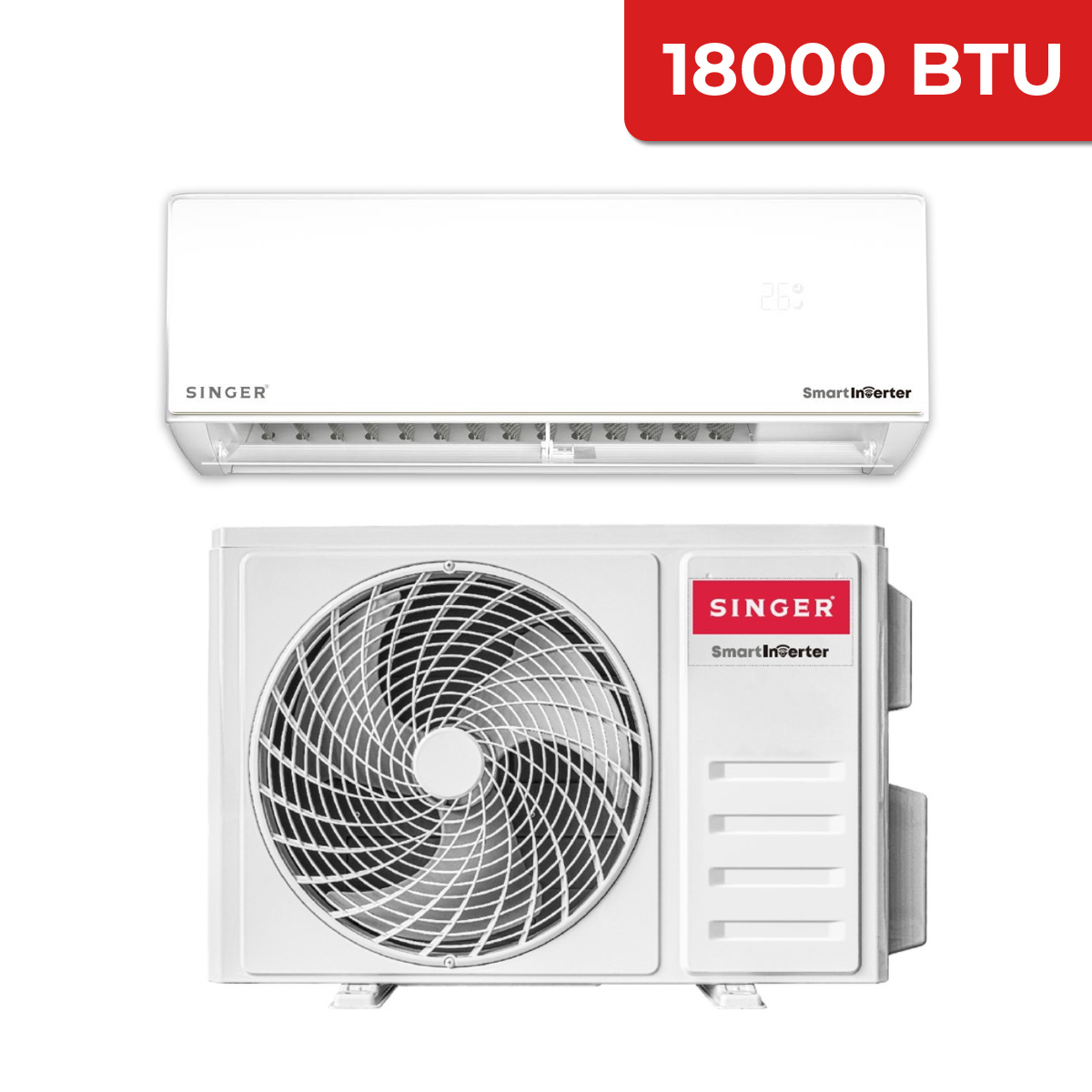 Singer Green Inverter- Smart WIFI Air Conditioner, 18000 BTU
