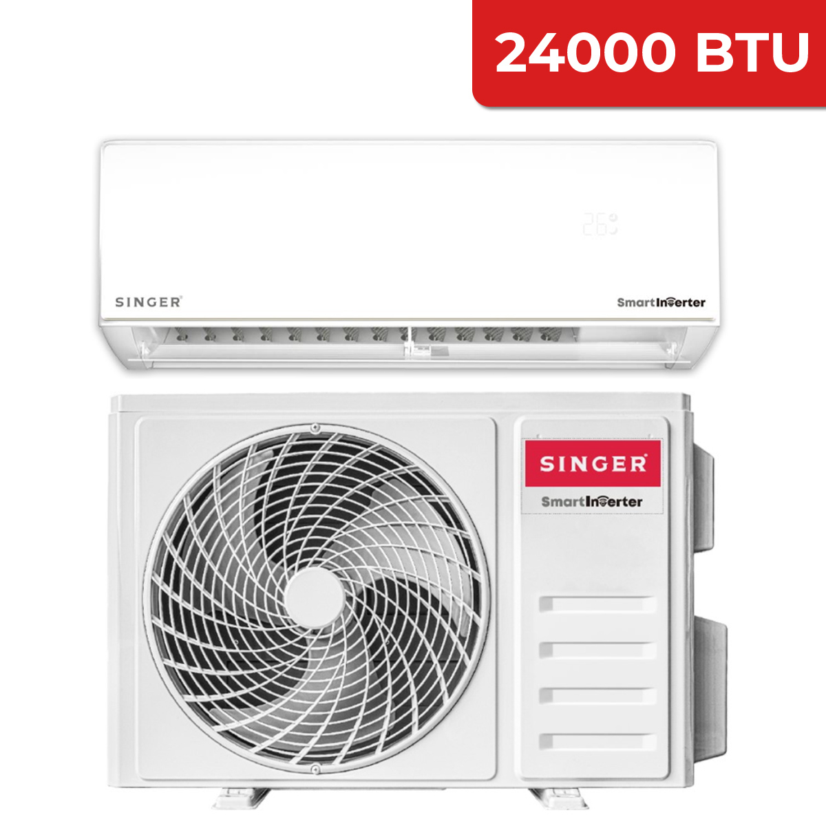 Singer Green Inverter- Smart WIFI Air Conditioner, 24000 BTU