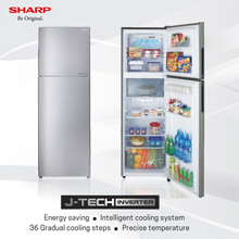 SHARP 2 Door Inverter Refrigerator 225L