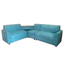 Corner Sofa - Full fabric 2 + 2 + 1 + 1 BLUE