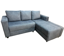 SIC20 - L SHAPE SOFA SYDNEY FULL FABRIC BLUE ( Color : PATTAYA 11 )