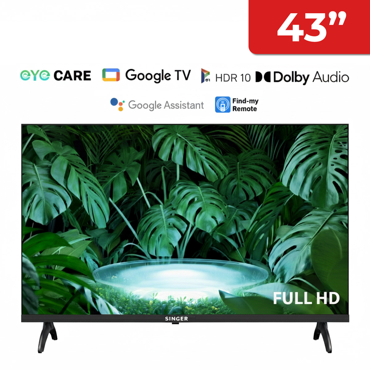 Singer 43" Full HD HDR Google TV