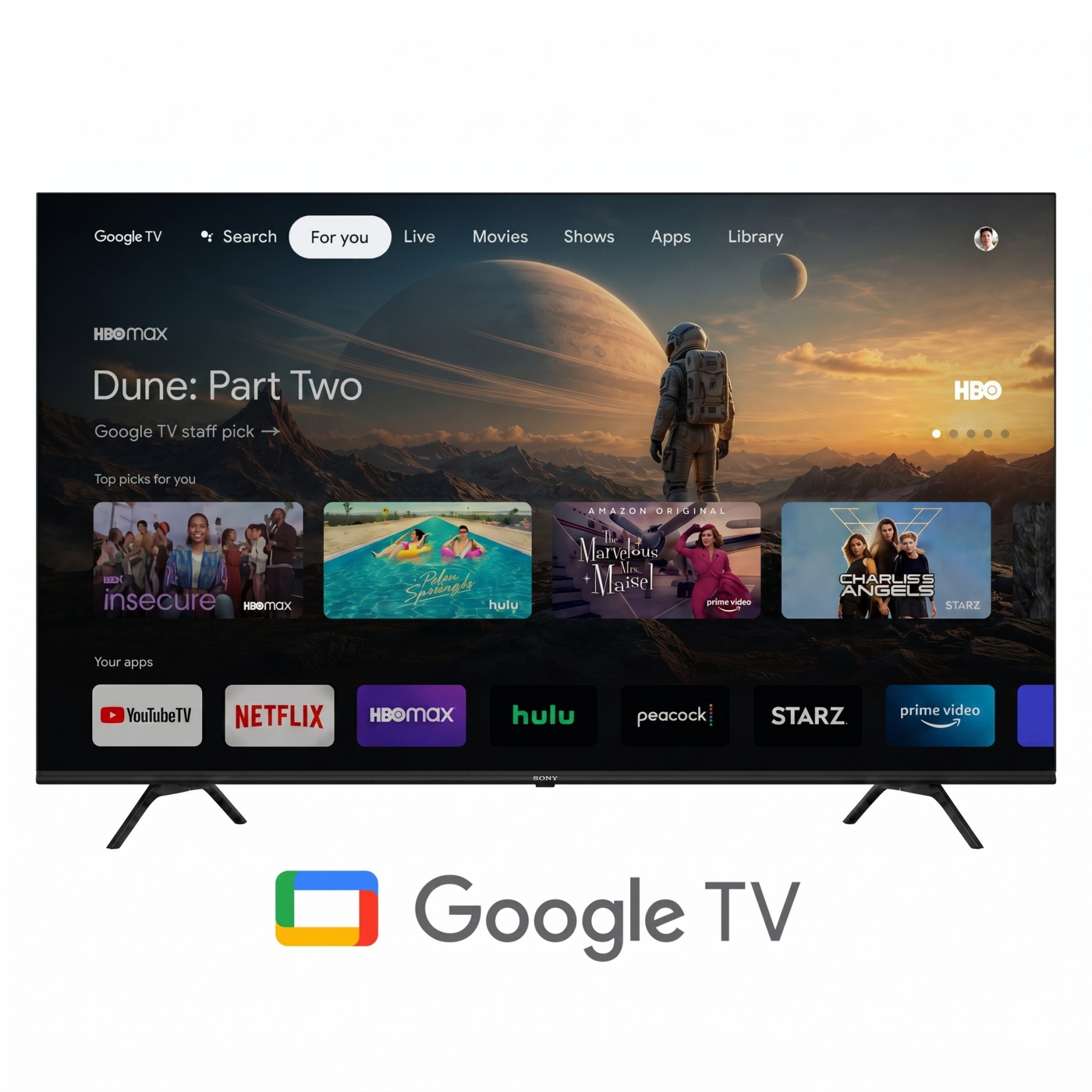SINGER 65 Inch UHD 4K HDR Google Smart Television