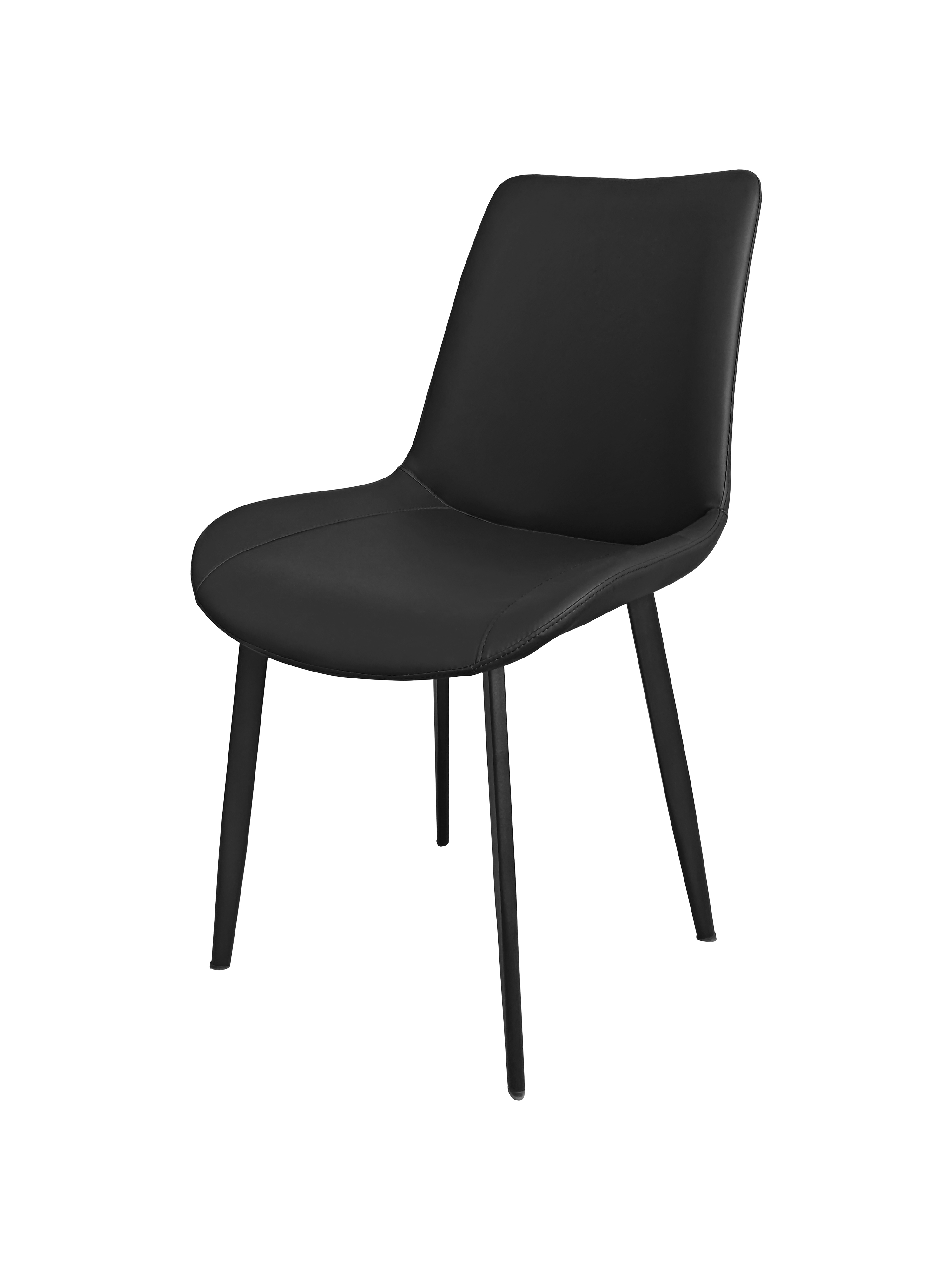 Dining Chair 918 - Black ( Black Legs )
