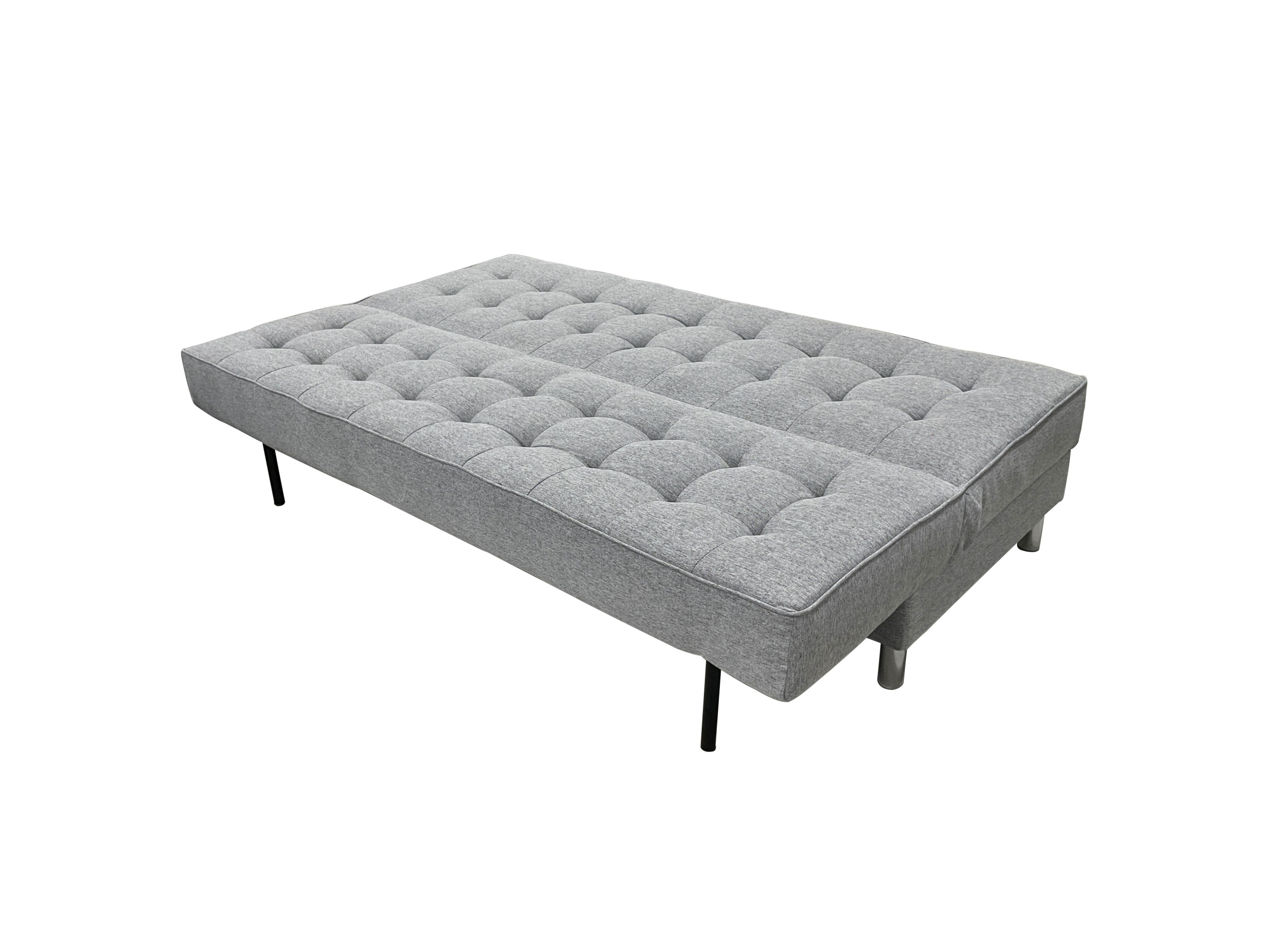 Foldable Sofa Bed 6ft - Light Grey