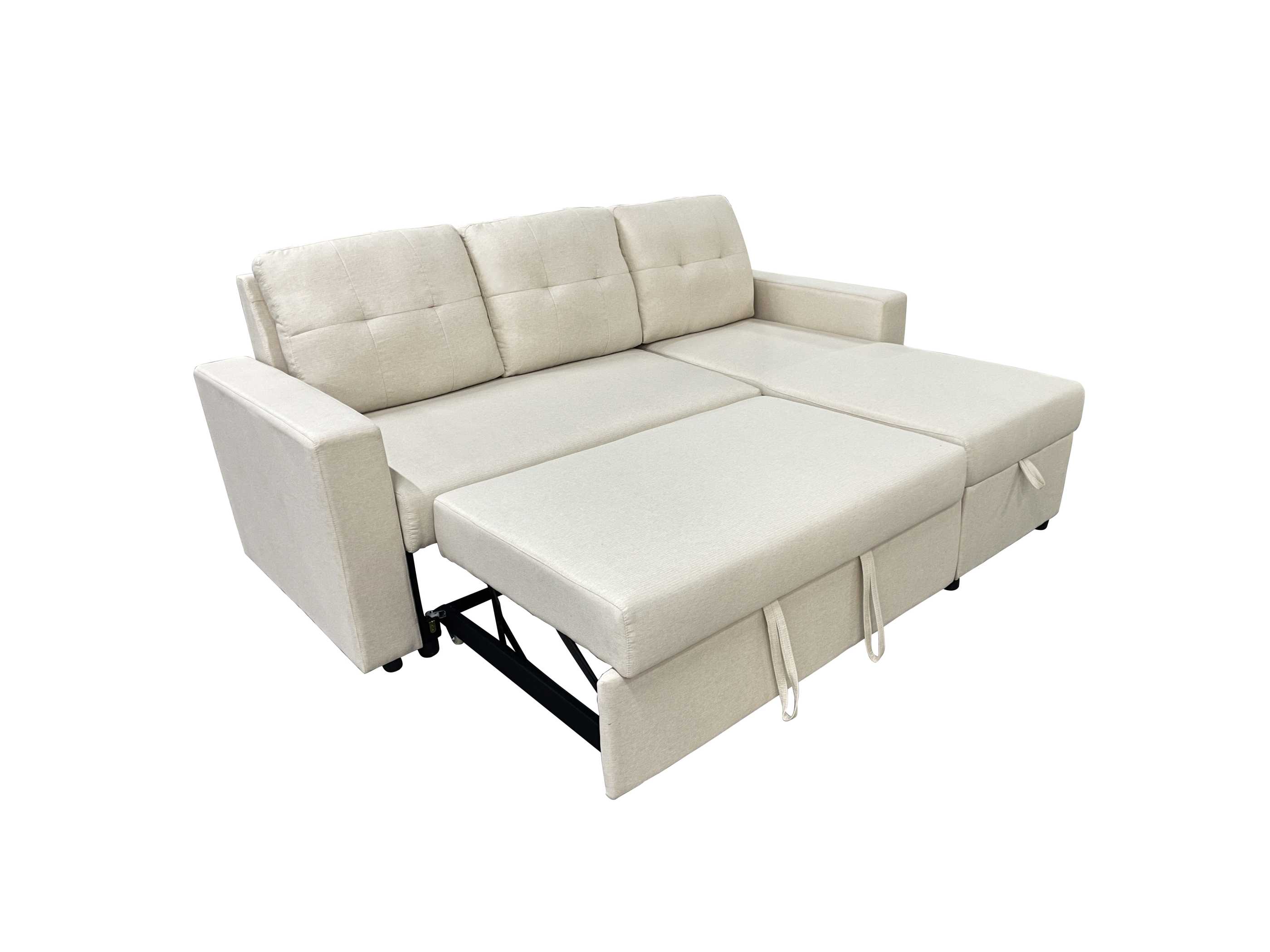 Sofa Bed With Storage 6ft 6 inch- Beige