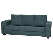 3 SEATER Baltic Sofa - Blue Colour Fabric