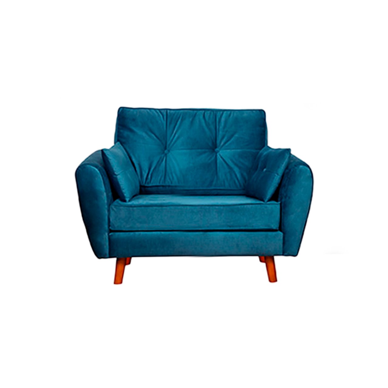 1 Seater Danish Sofa - Blue