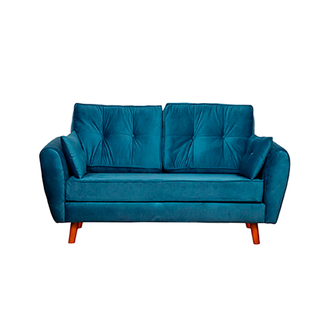 2 Seater Danish Sofa - Blue