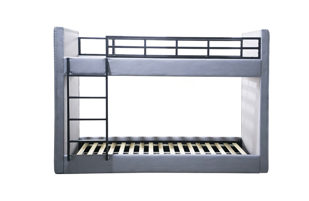 Single size Bunk bed - Fabric Grey ( 4879 )