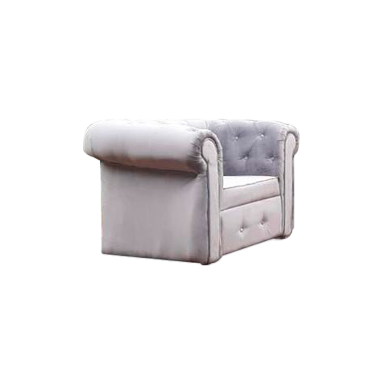 1 Seater York Sofa (Gray)