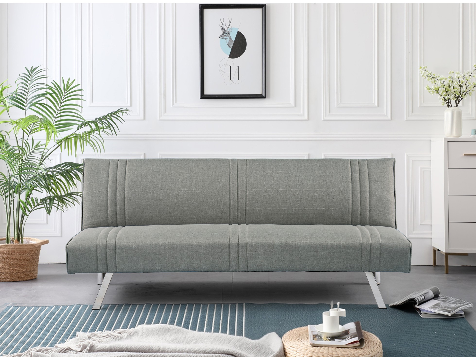 Foldable Sofa Bed XL1393A - Grey