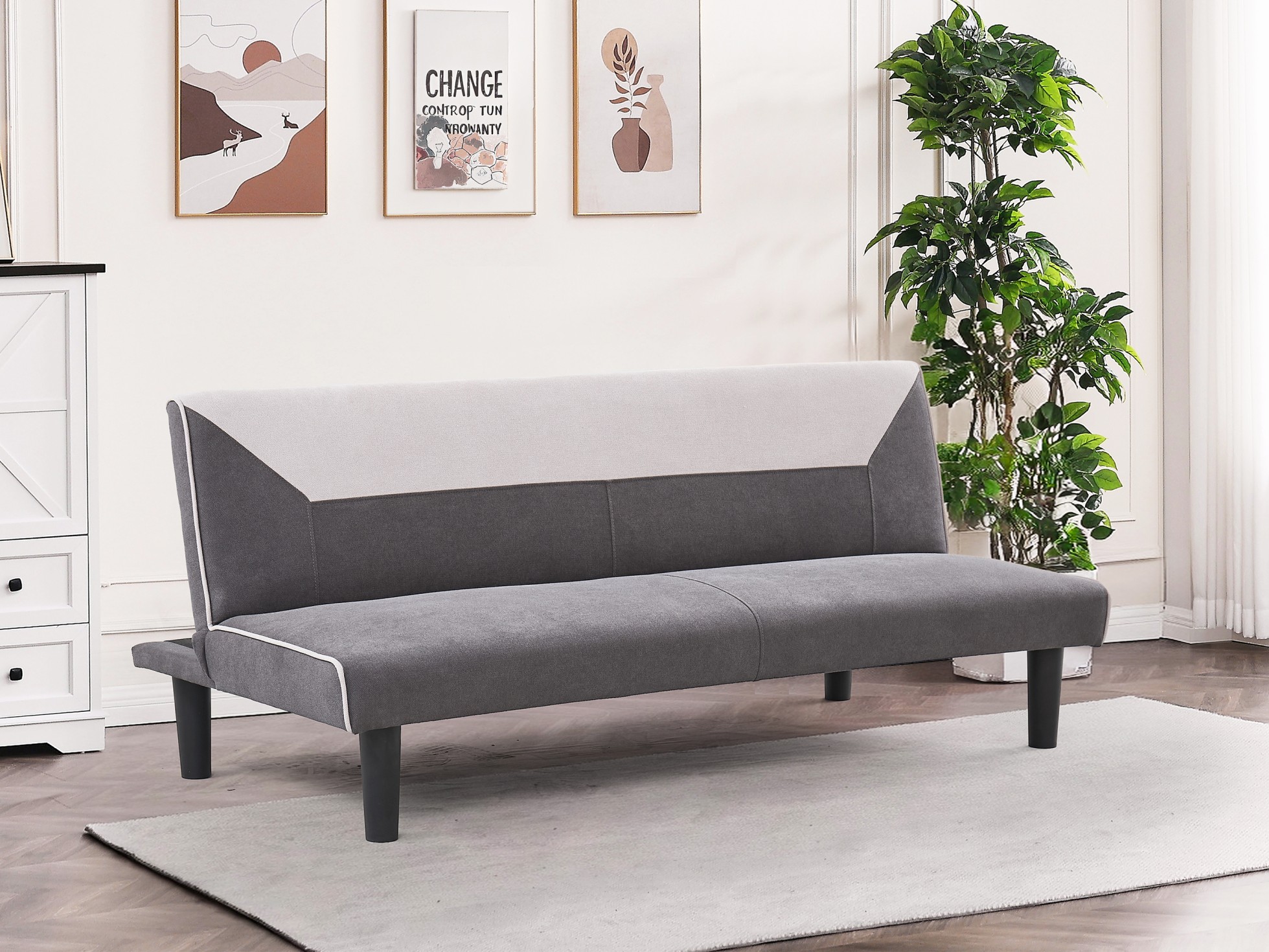 Foldable Sofa Bed ZY2188 - Grey