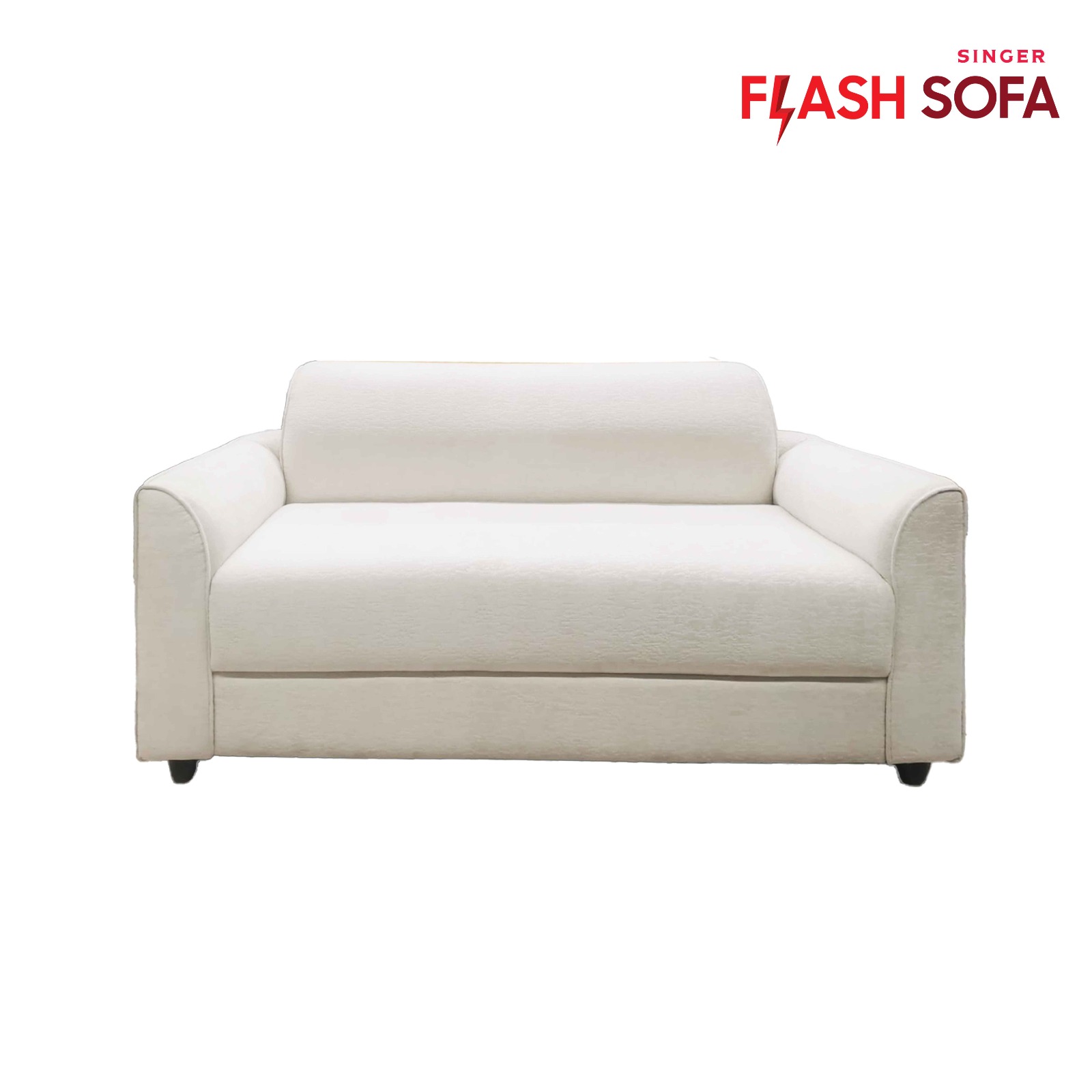 3 Seater Flash Sofa - White