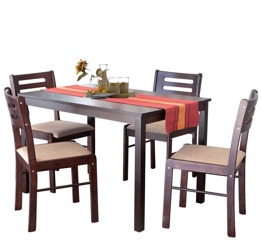 4 Seater Dining set Table + 4 Chairs ( WF-LILY )