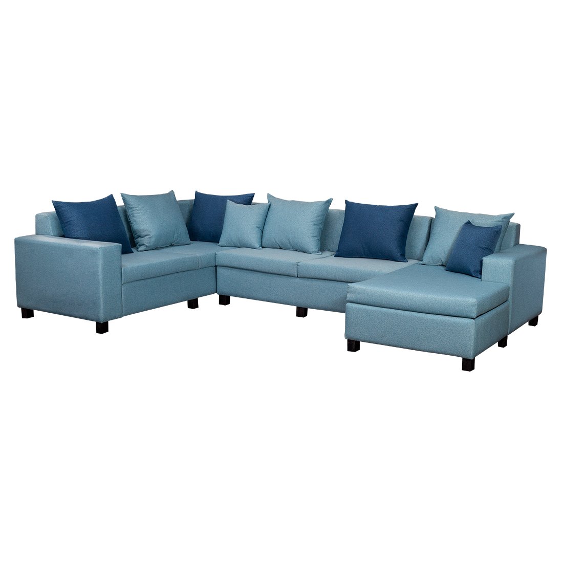 Florac Sectional Sofa - Pale Blue (WFL-FLORAC-05S