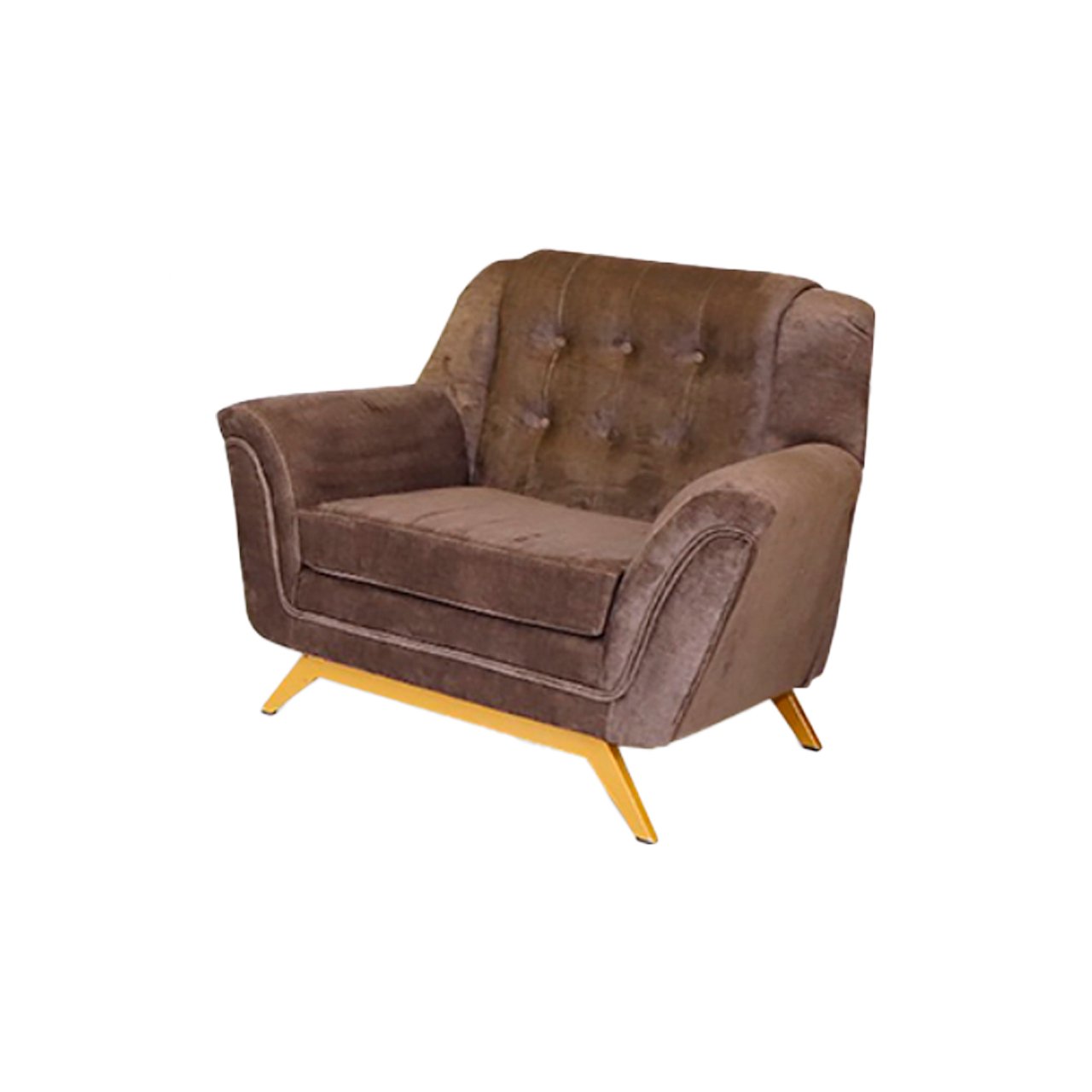 1 SEATER Rush Sofa (Brown)